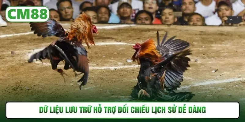 Dữ liệu lưu trữ hỗ trợ đối chiếu lịch sử dễ dàng